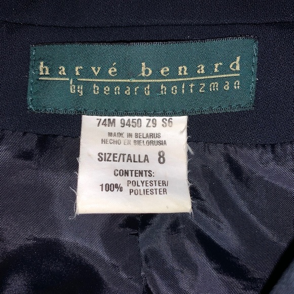 Harve Benard Black Jacket, Size 8 - Picture 3 of 4